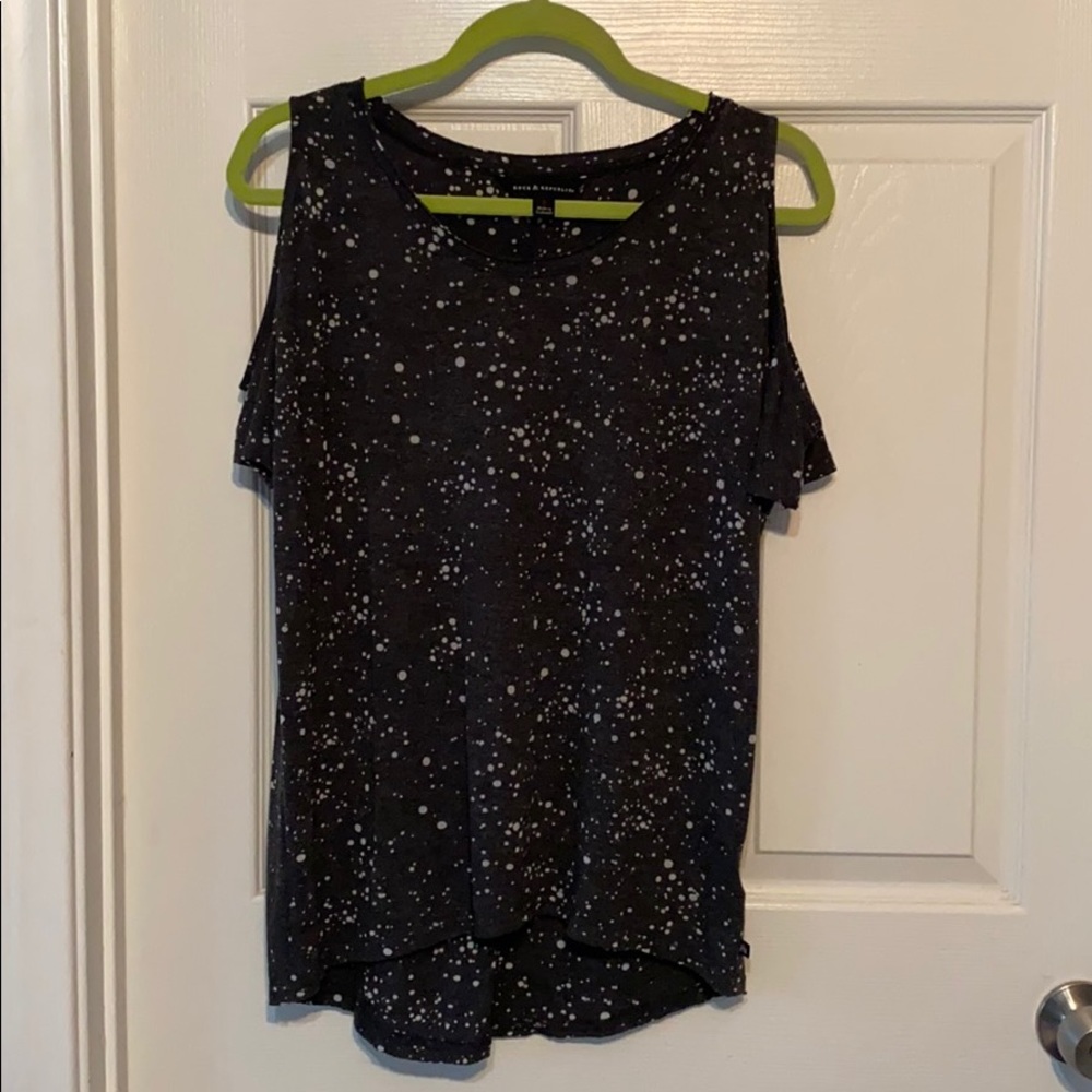 Shirt cold shoulder
